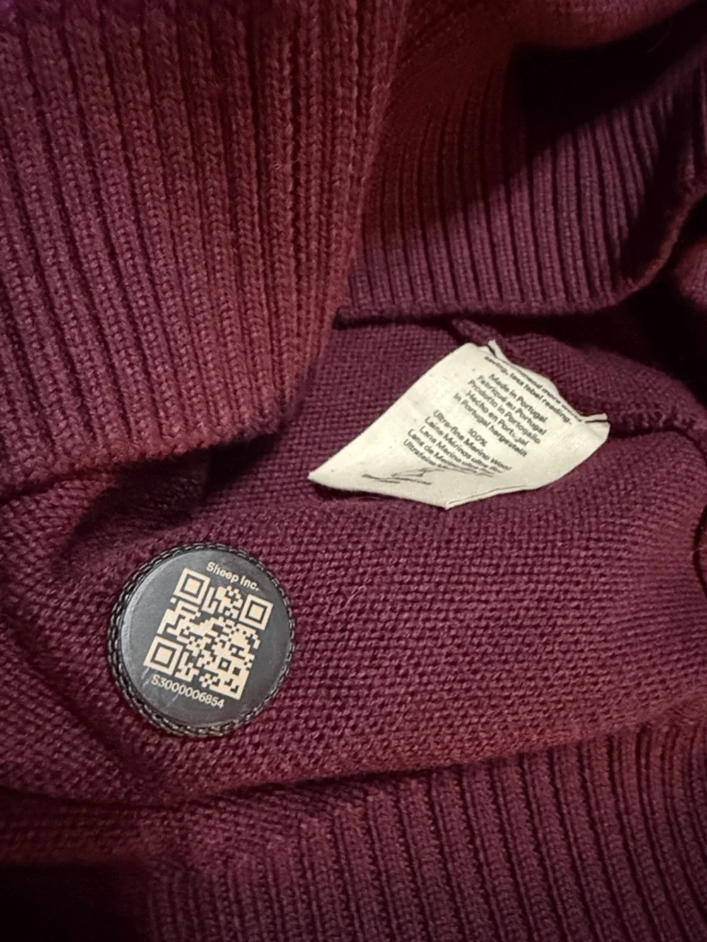 Sheep Inc. Ultra-Fine Merino Wool  Sweater L - Picture 7 of 9
